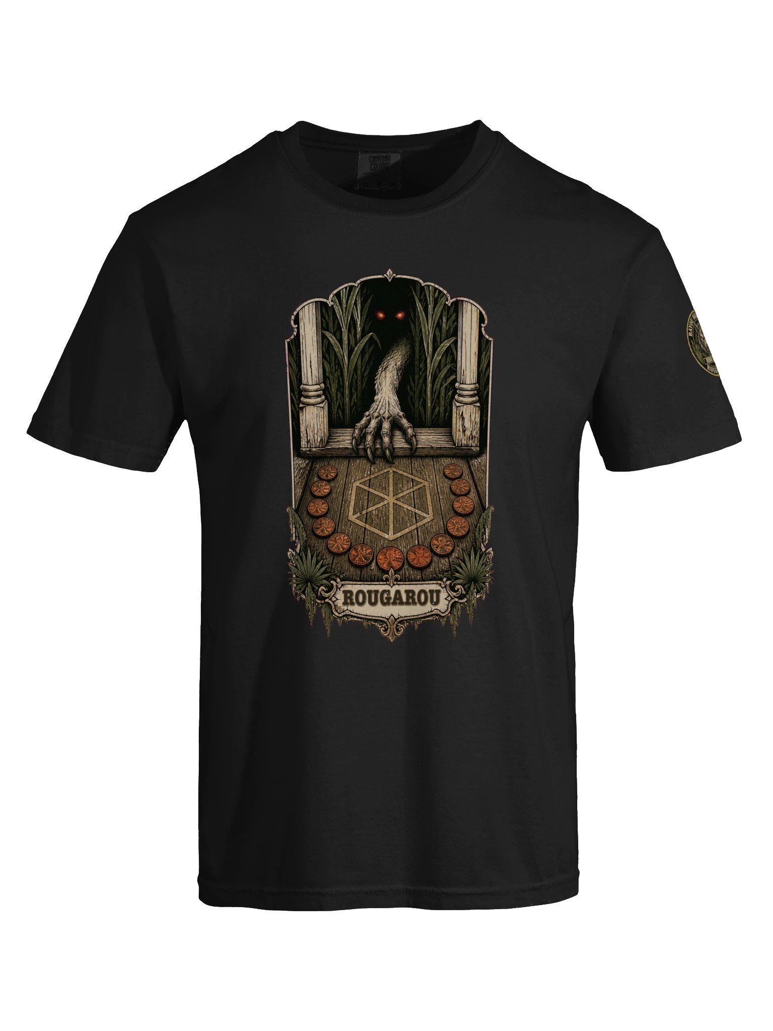 Rougarou — Thirteen at the Threshold Night Watch Tee product image (11)