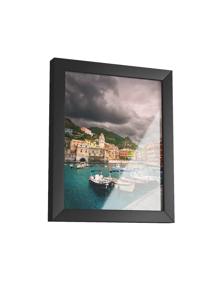 Coastal Colors of Vernazza, Cinque Terre, Italy Framed Matte Poster product image (2)