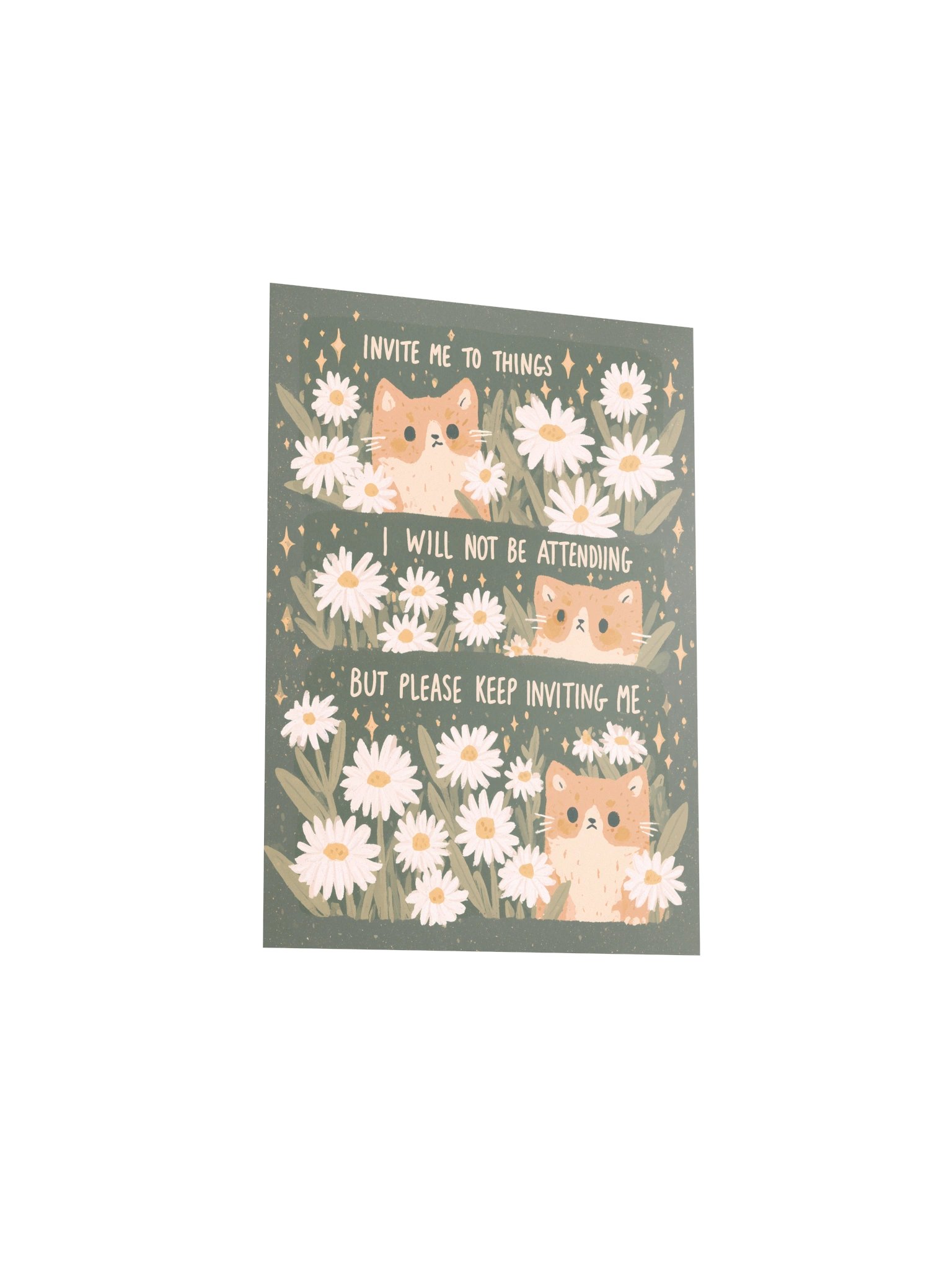 Invite Me to Things Cat Poster product image (23)