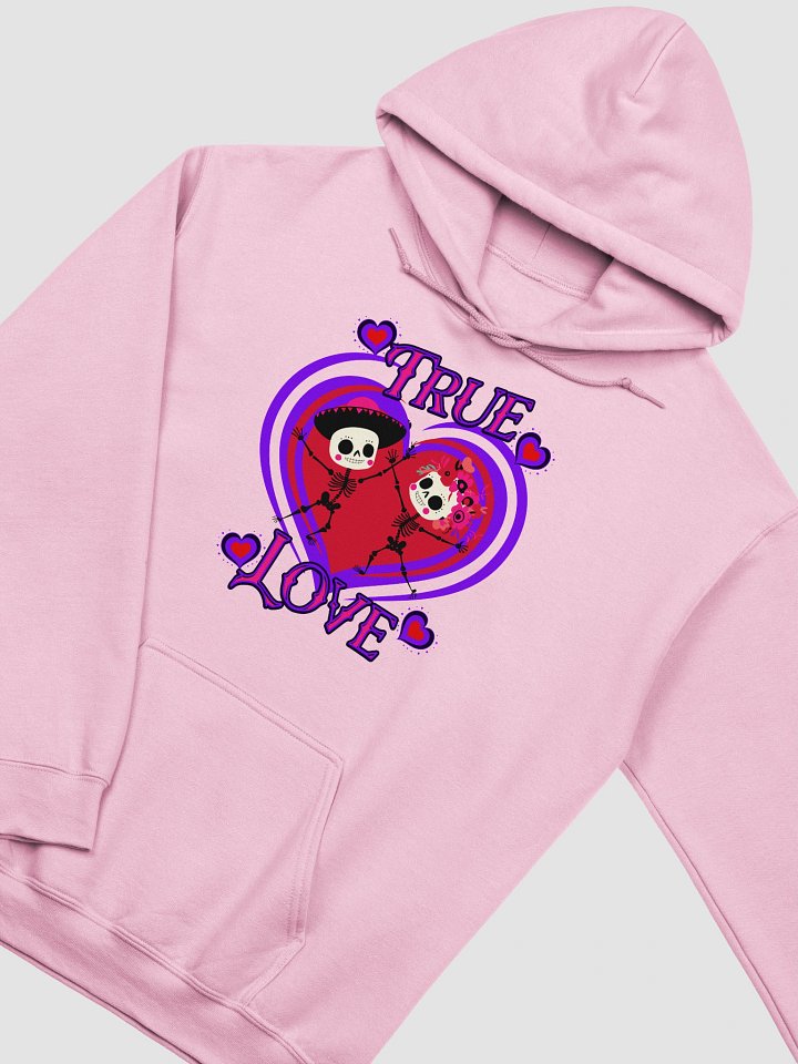 True Love Cute Skull Couple Hoodie product image (1)