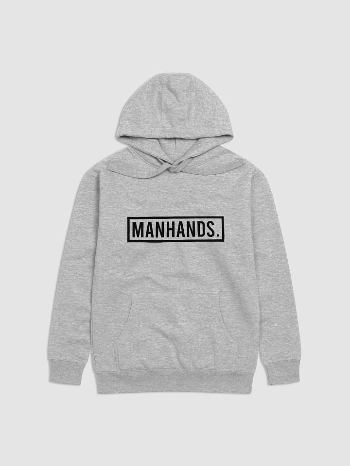 MANHANDS Classic Hoodie (Black Logo) product image (1)