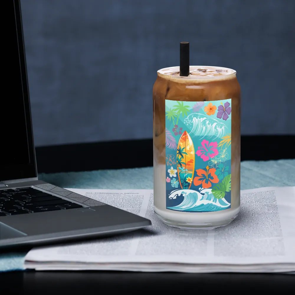 Tropical Escape Drinking Glass product image (3)