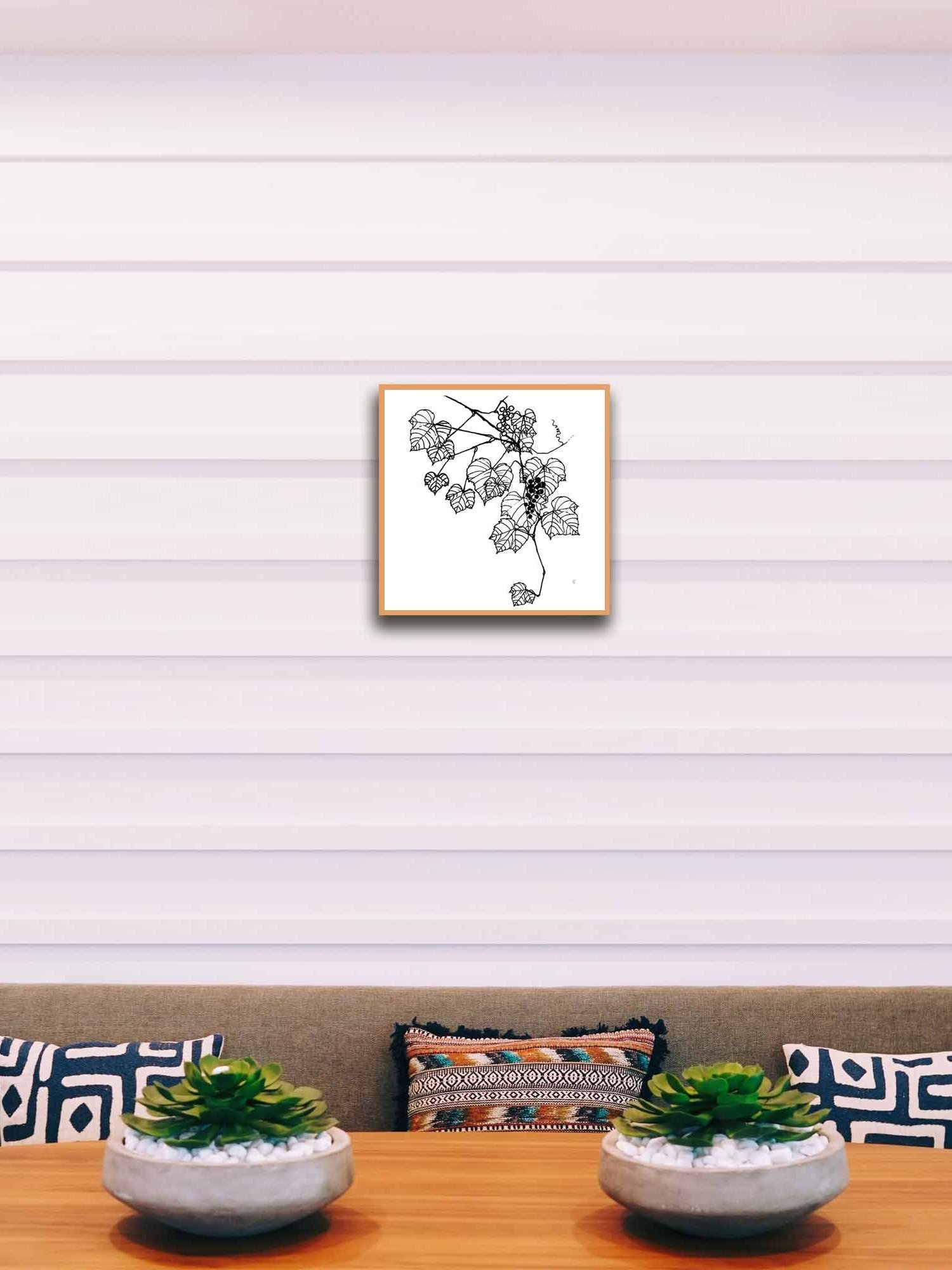 Grapevine Dreams Canvas Print - Grape Leaves Stylish product image (7)