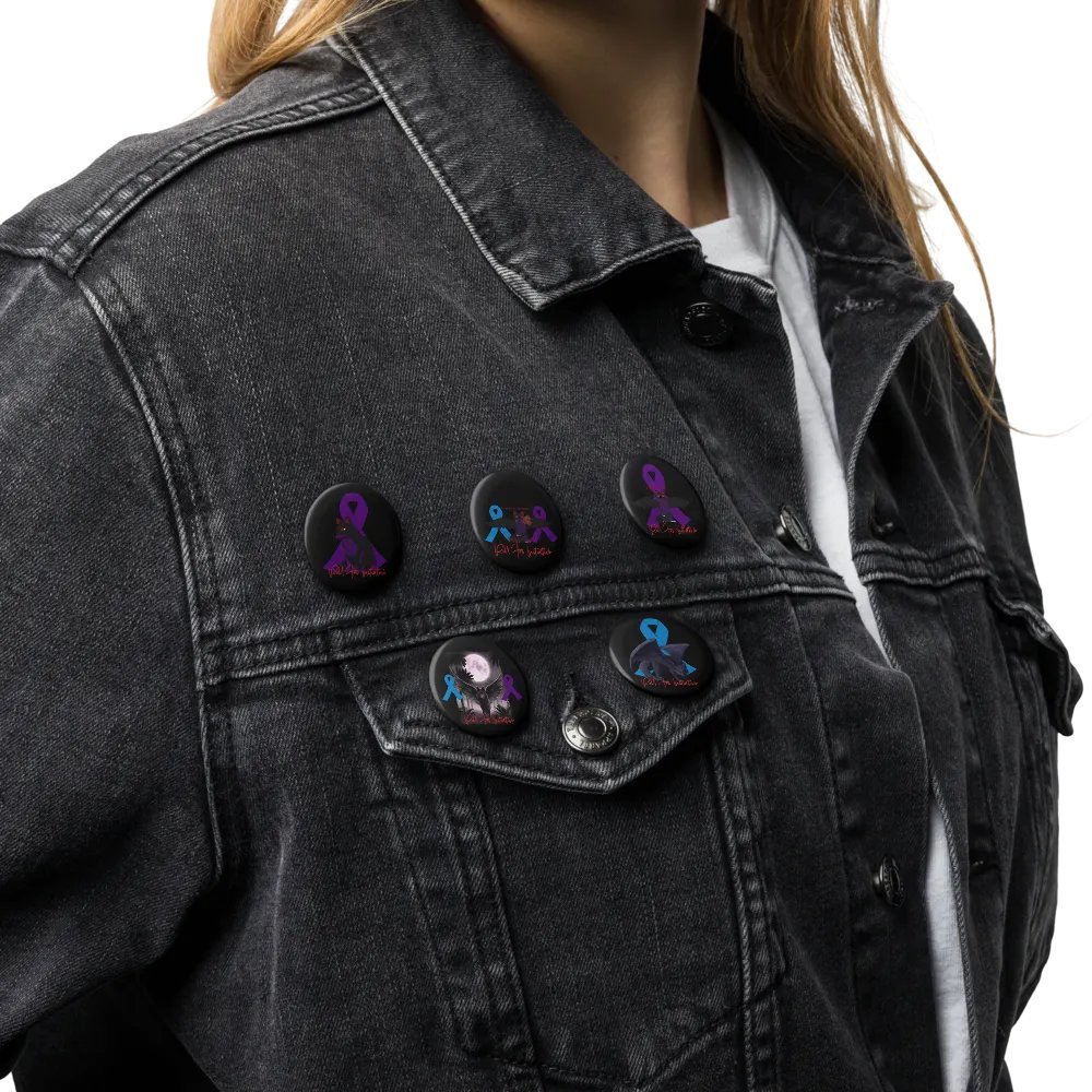 Huntington's Awareness Button Pin Set product image (12)