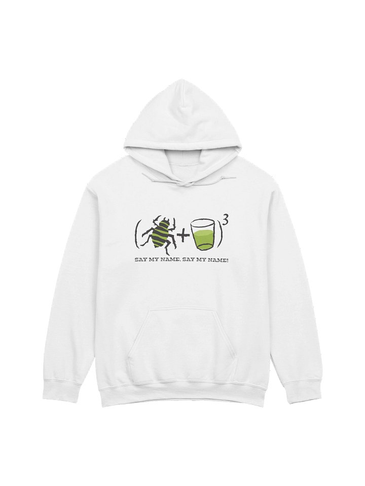 [UM Designs] Beetle & Juice - Unisex Pullover Graphic Hoodie [black letters] product image (1)