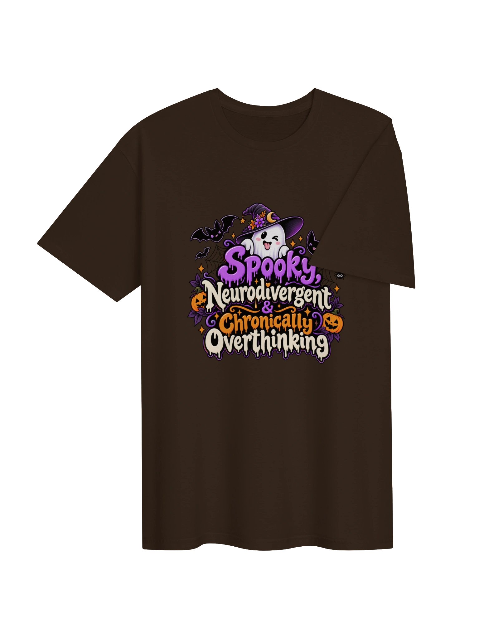 Spooky, Neurodivergent & Chronically Overthinking | Funny Halloween T-Shirt product image (88)