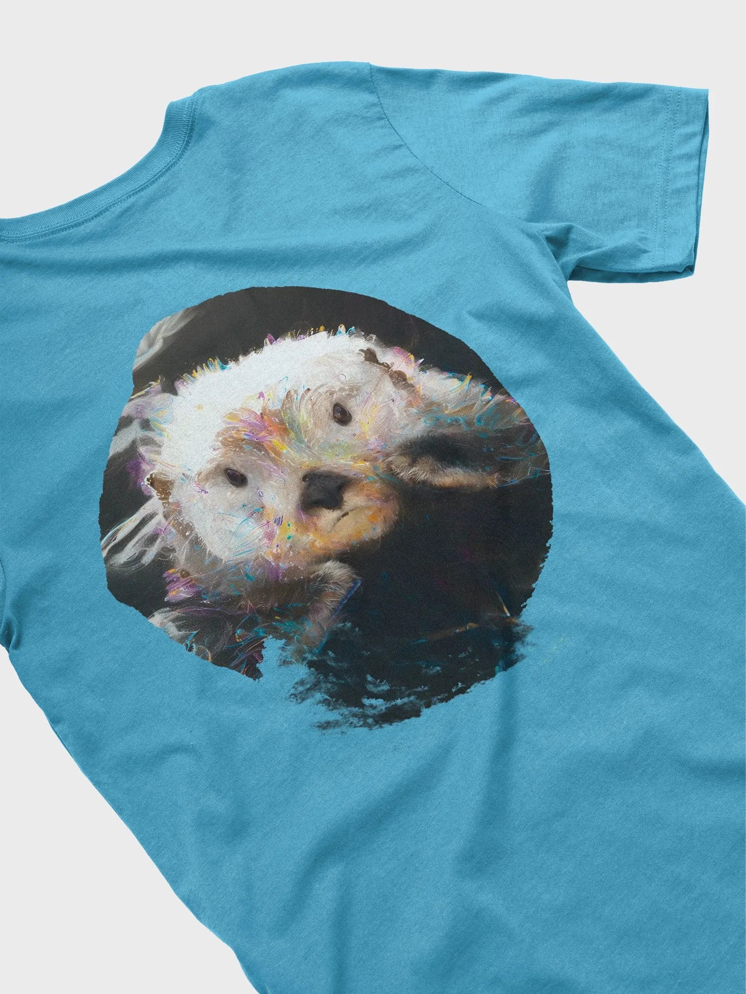 Watercolor Sea Otter Unisex T-Shirt product image (5)