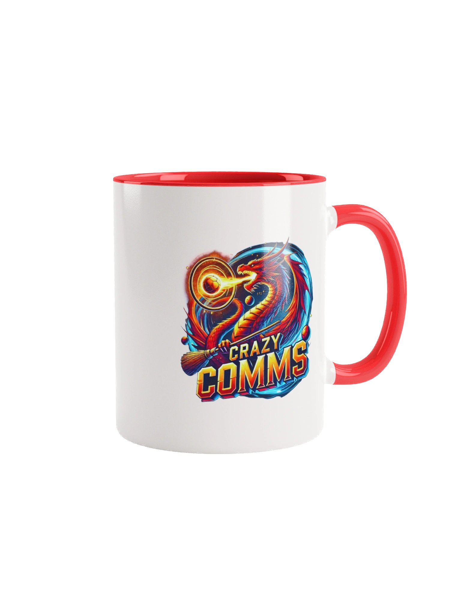 Crazy Comms Team Ceramic Mug with Color Inside product image (2)