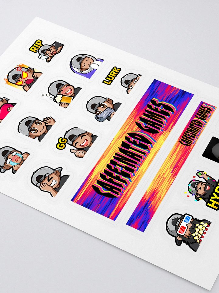 Caffeinated Games Young Caff Stickes product image (2)