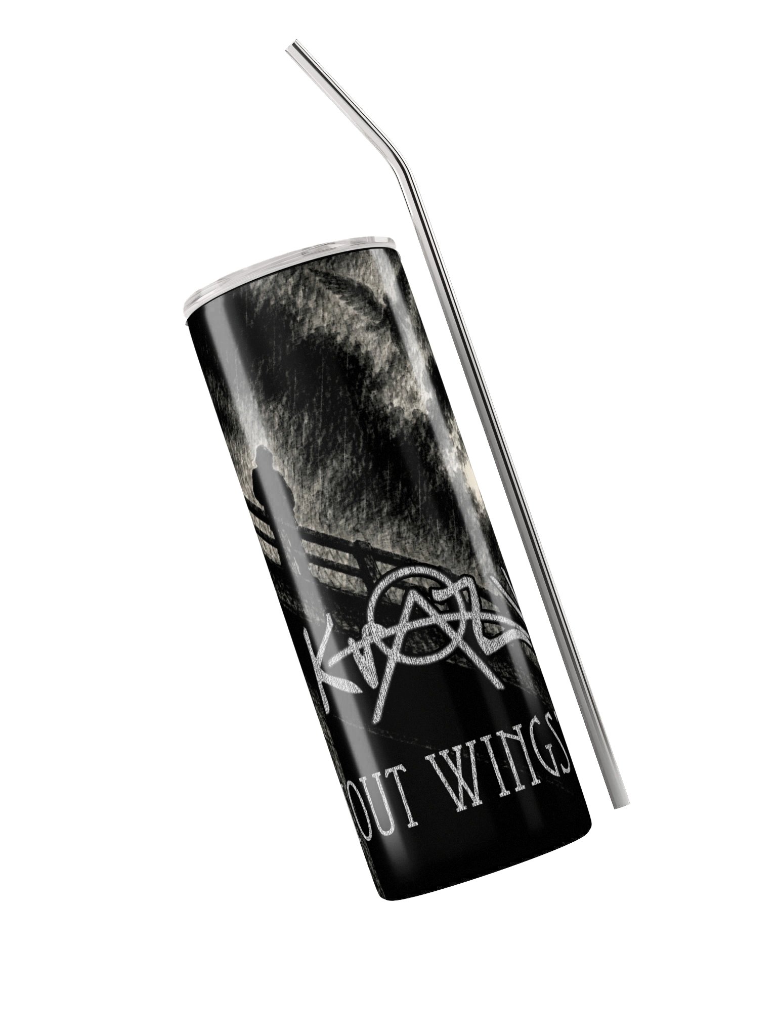Without Wings Stainless Steel Tumbler product image (3)