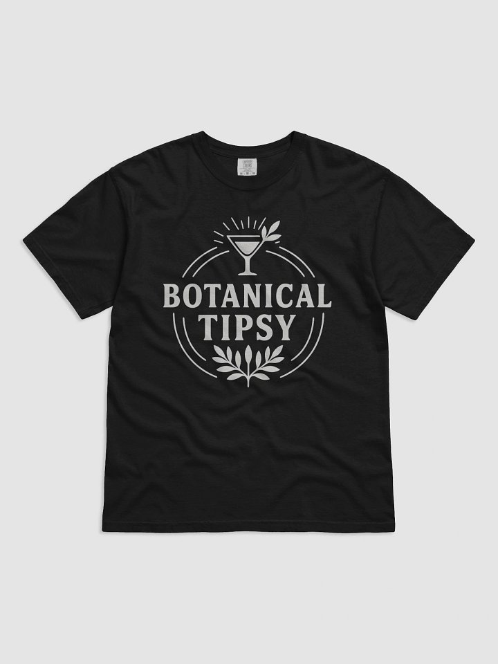 Botanical Tipsy Black Mens Tee product image (1)