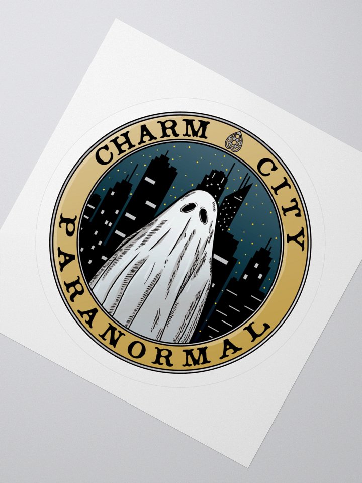 Charm City Paranormal Badge Sticker product image (3)