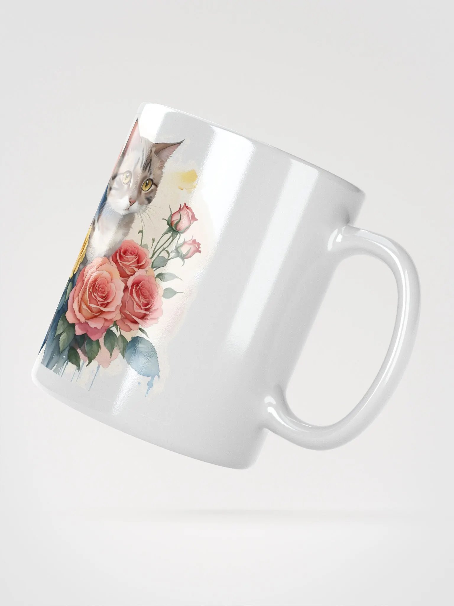 Rose Cat Elegance Mug product image (4)