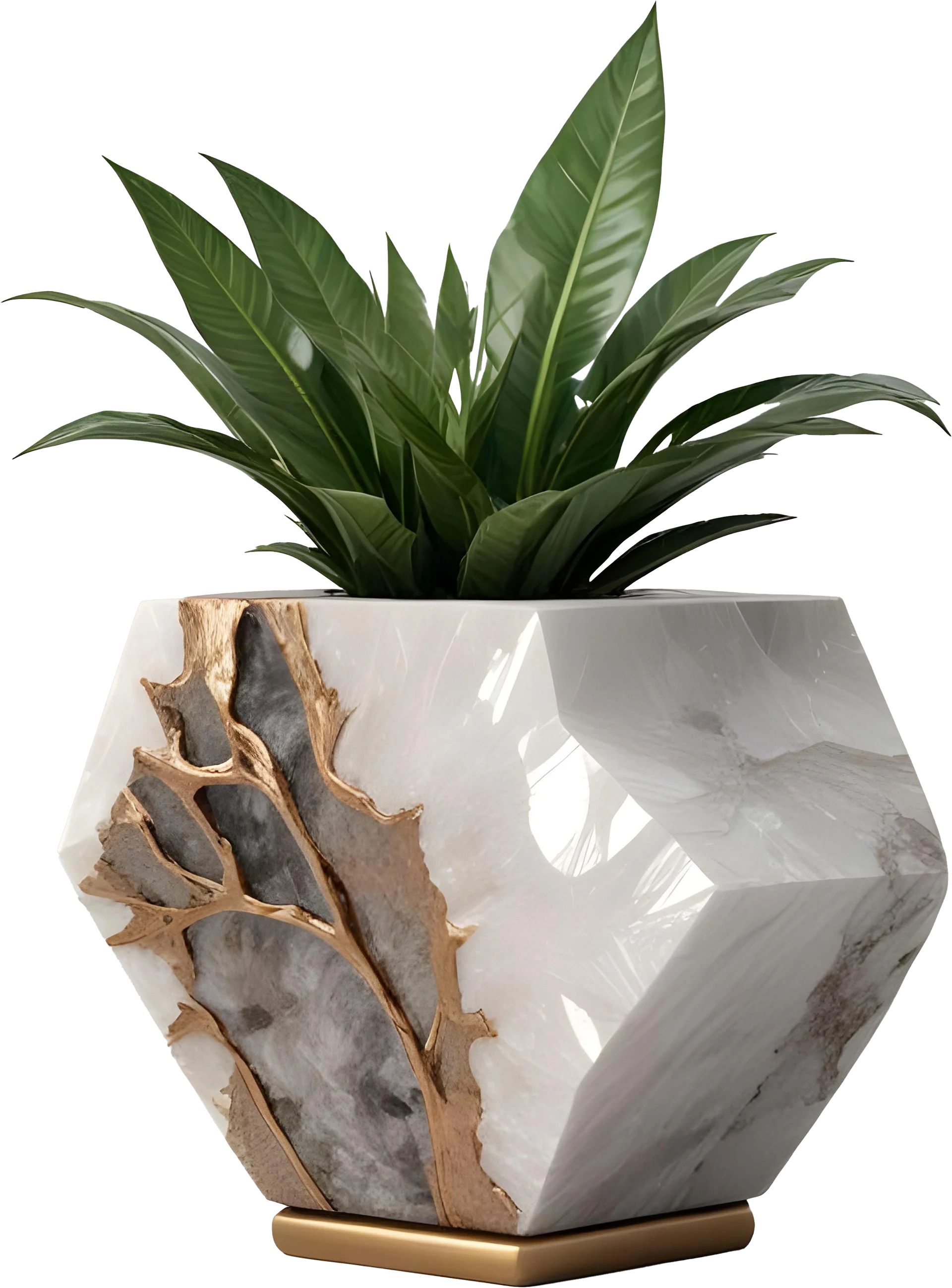 Quartz Elegance – Vase scene creator product image (1)