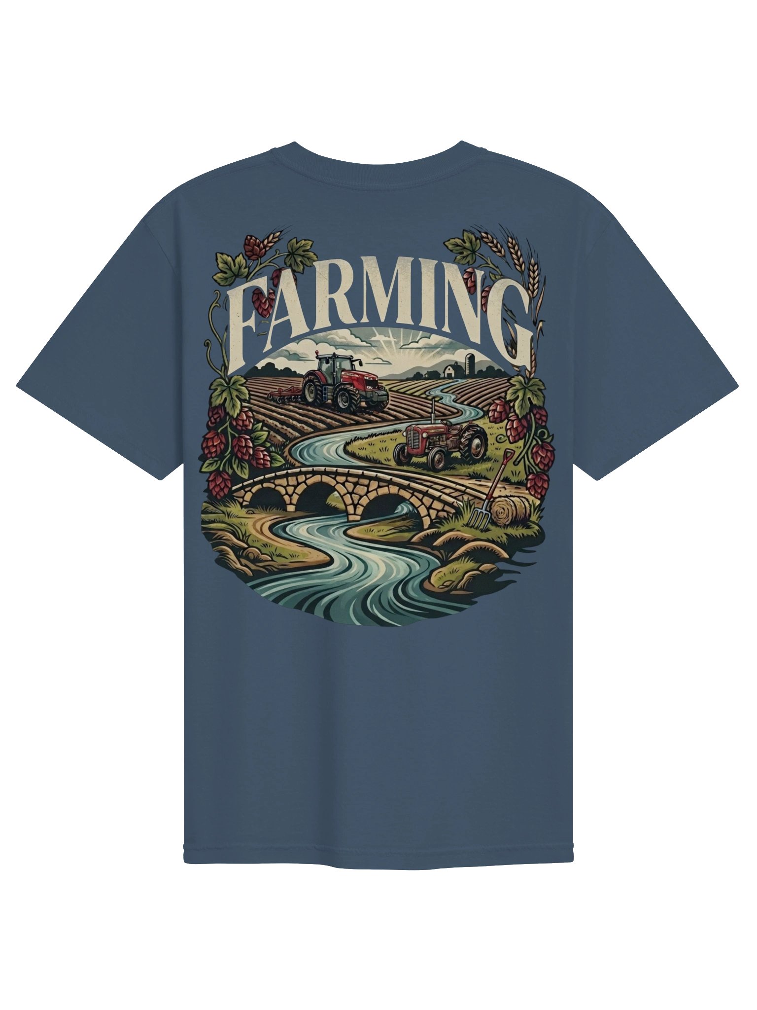 Farming Scene w River product image (1)