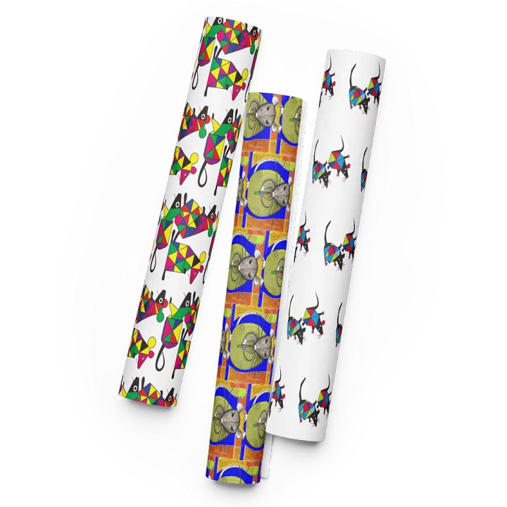 rats of cubism wrapping paper product image (1)
