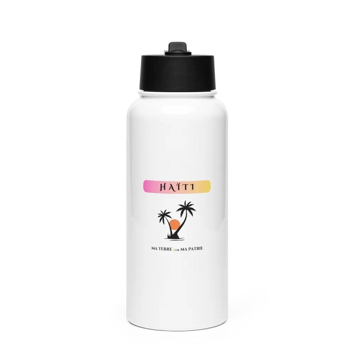 Haiti: Ma Terre - Ma Patrie Stainless Steel Water Bottle product image (1)
