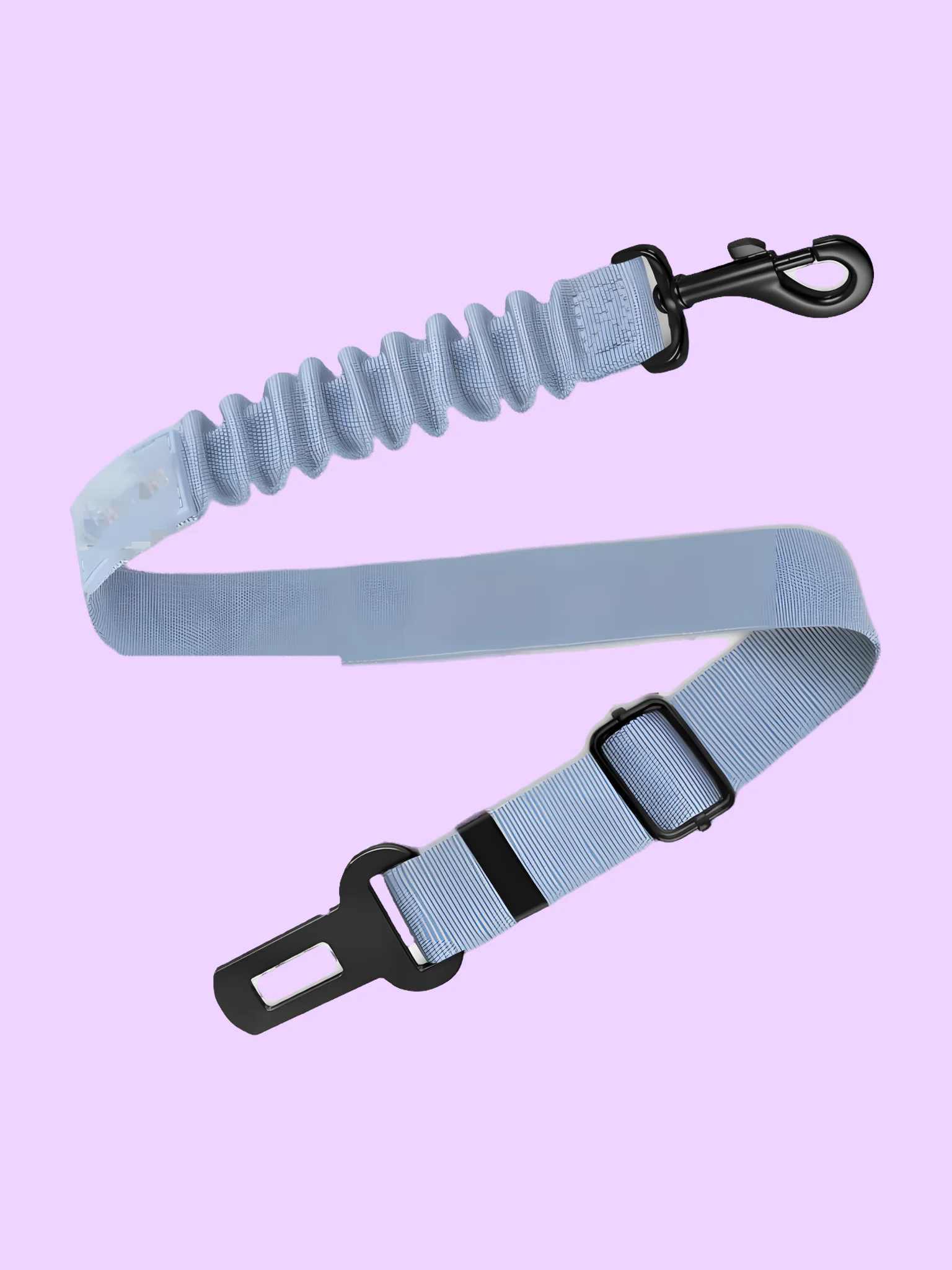 Adjustable Dog Car Seat Belt with Bungee product image (6)