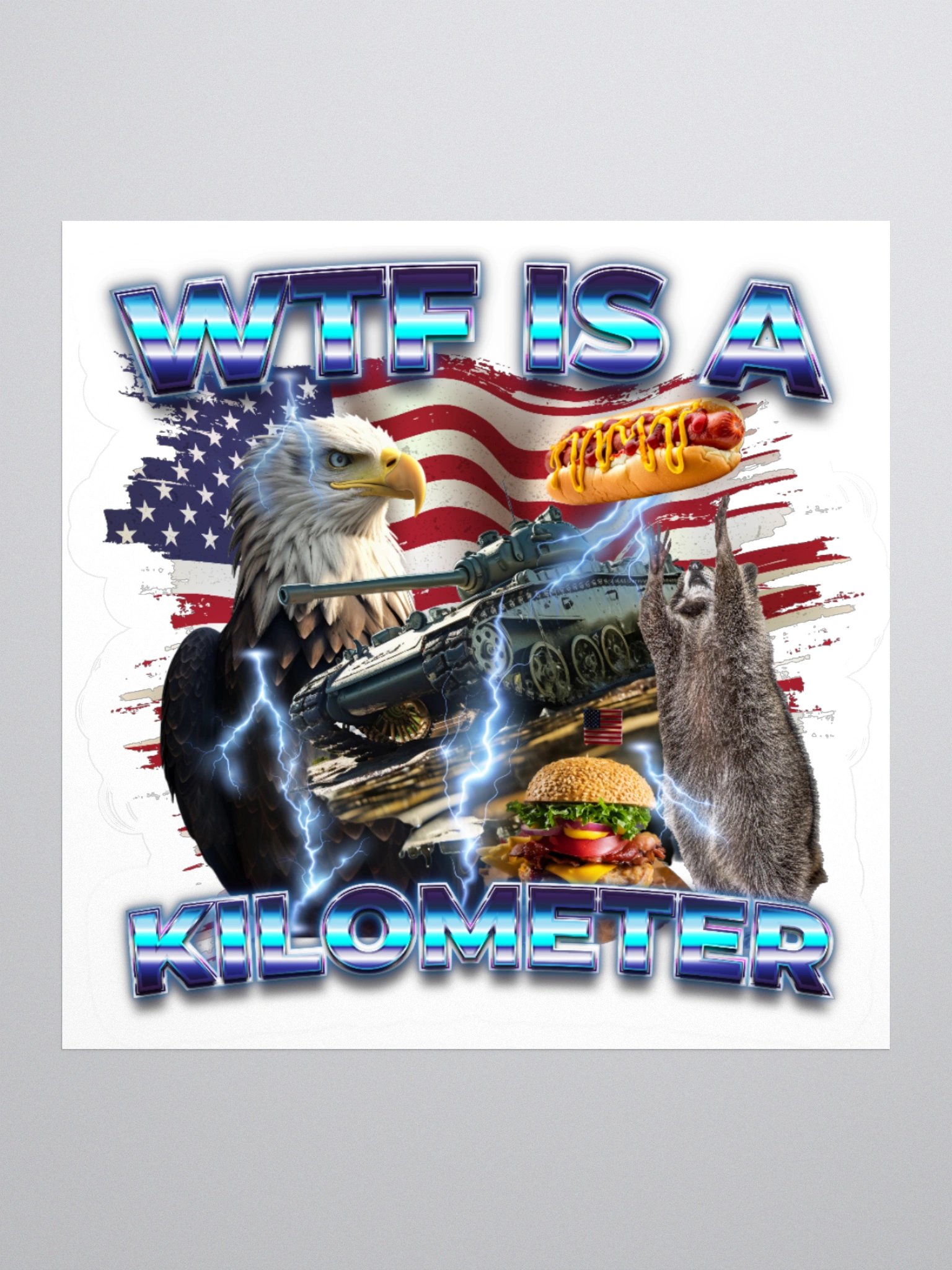 WTF Is A Kilometer Sticker product image (1)