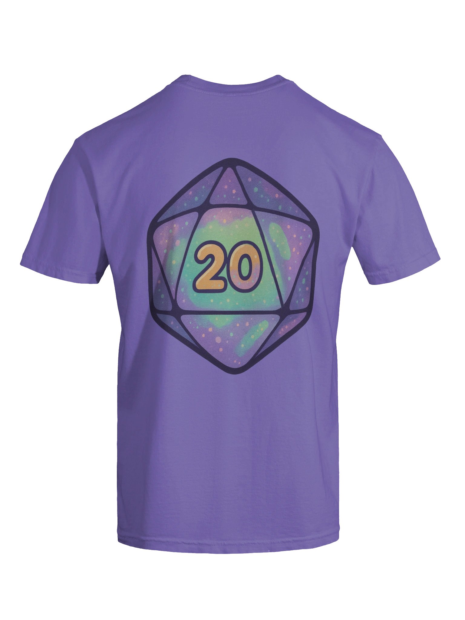 huzzah...i guess - printed tee with d20 back product image (53)