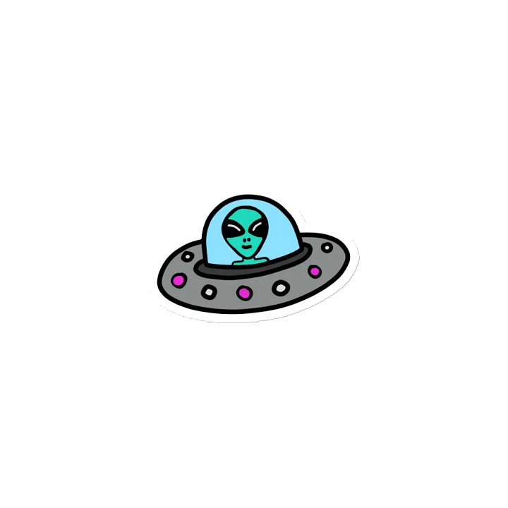 Alien Spaceship Magnet product image (1)
