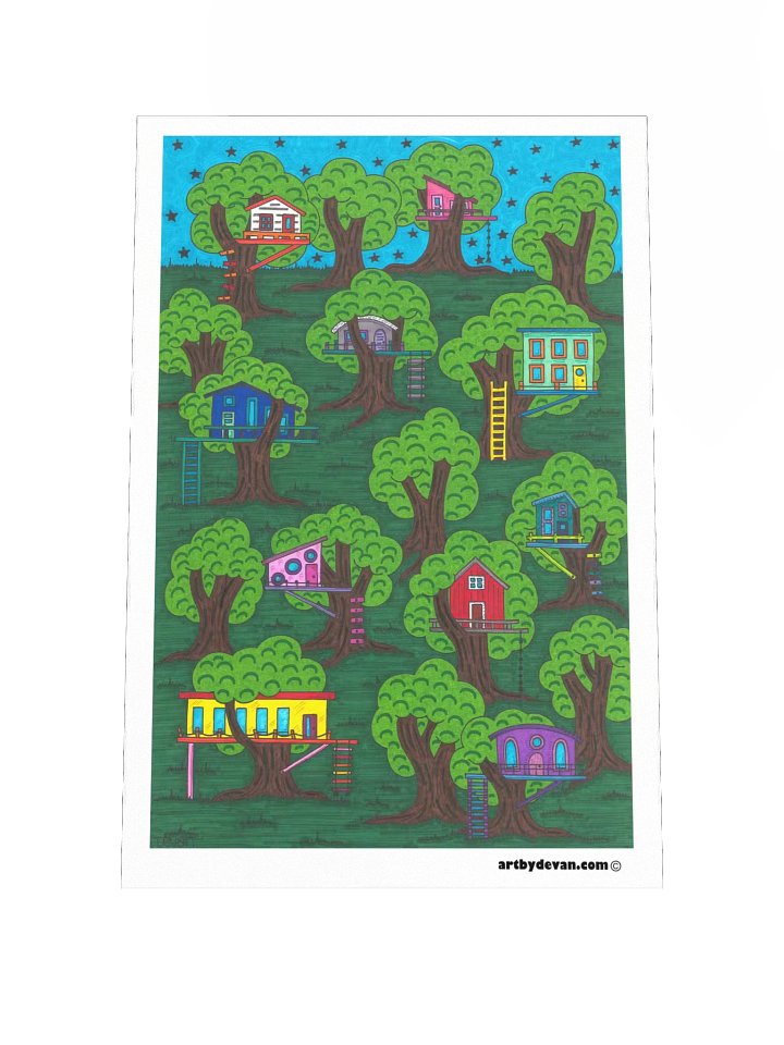 Art Print: Tree Top Village product image (1)
