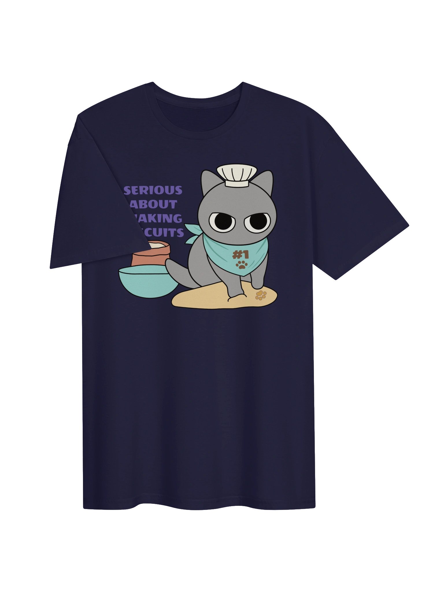 Biscuit Cat - Unisex Adult Super Soft Lightweight T-shirt product image (5)