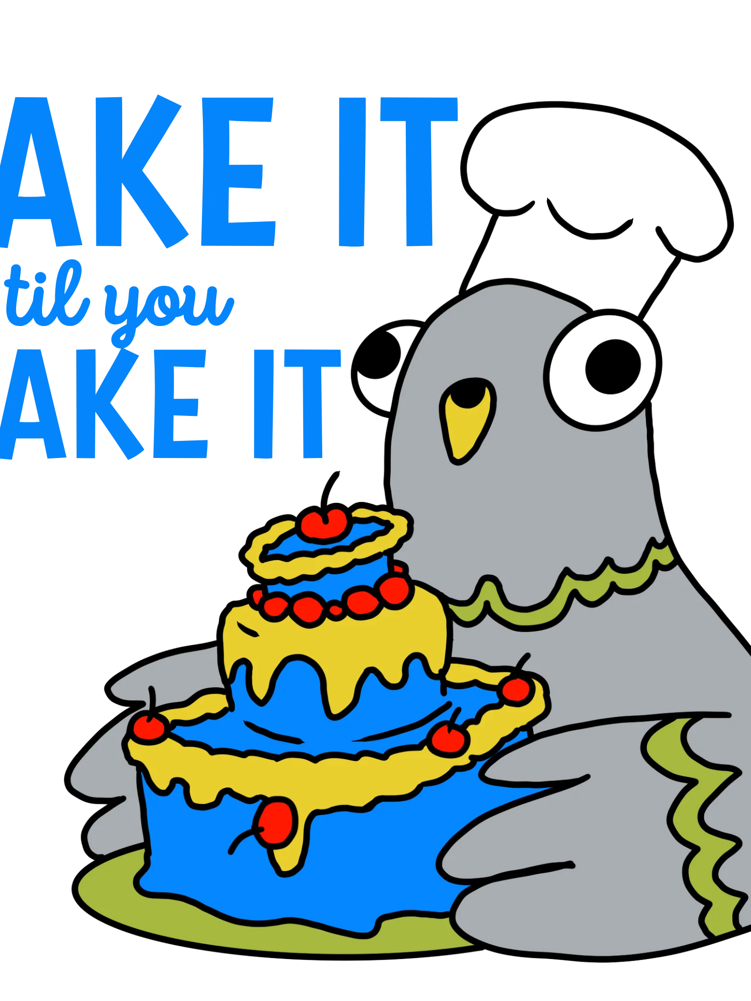 Trash Scouts GARBADGE: BAKE IT TIL YOU MAKE IT - Embroidered Badge product image (2)