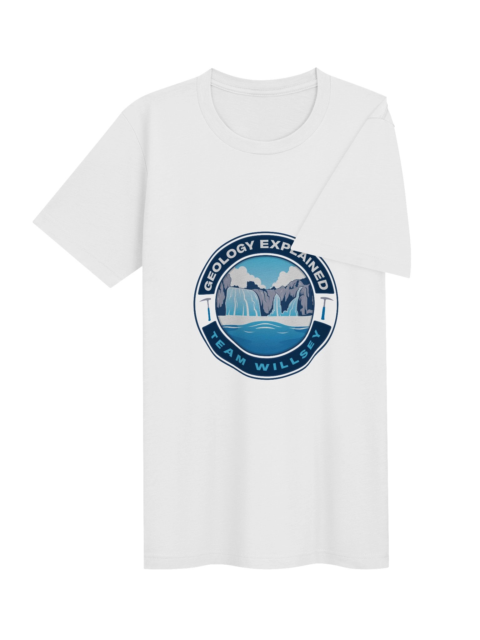 Shaped by Water Tee w/large front logo product image (46)