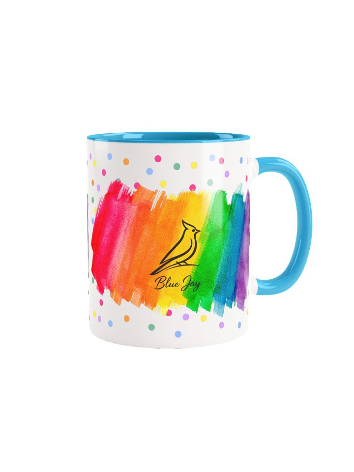 Colorburst Blue Jay Silhouette Mug – 11oz / 15oz product image (36)