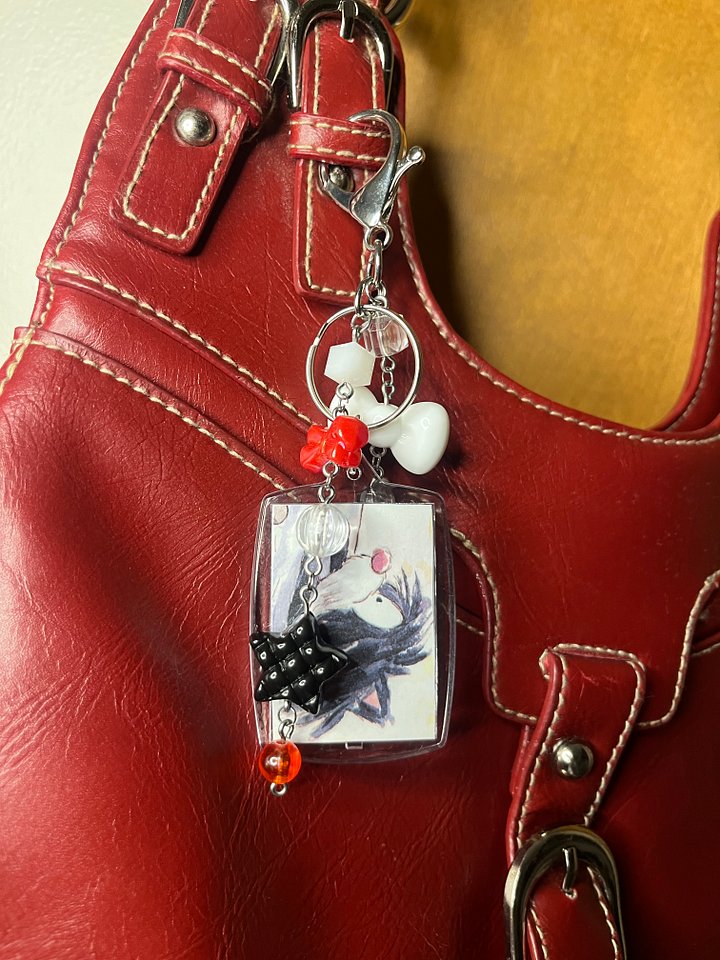 This Cat Wants Some Jam Deluxe Bag Charm product image (1)
