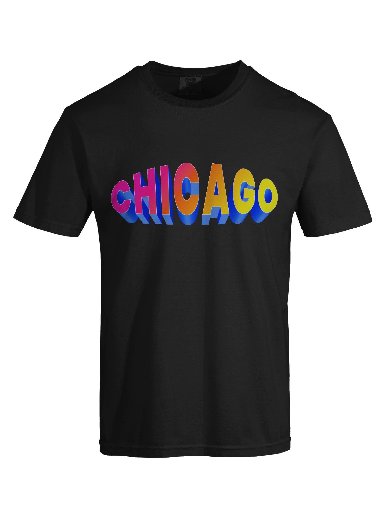 CHICAGO 3D Gradient Tee product image (7)