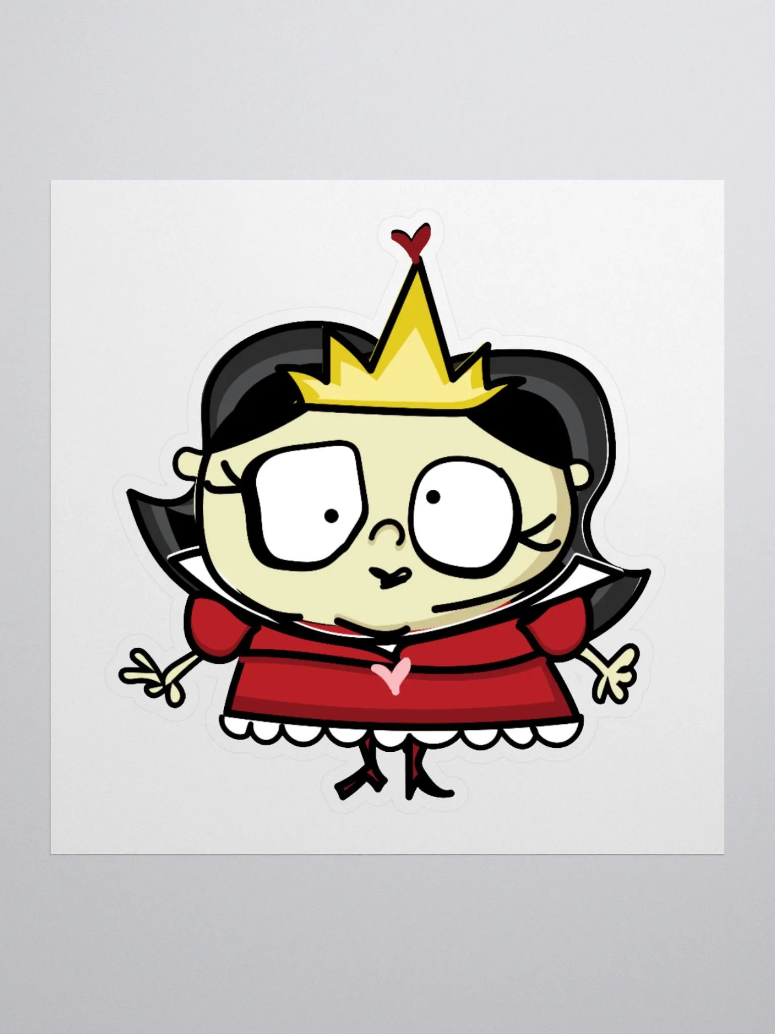 The Queen of Hearts Sticker product image (1)