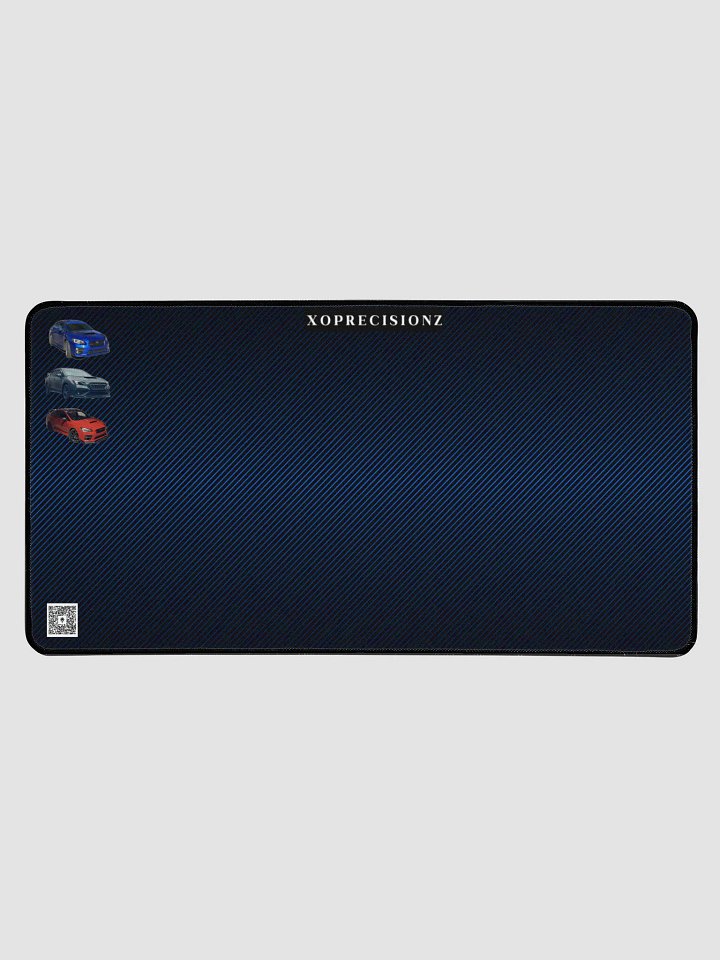 Large Gaming Mousepad - Blue Carbon Fiber product image (1)