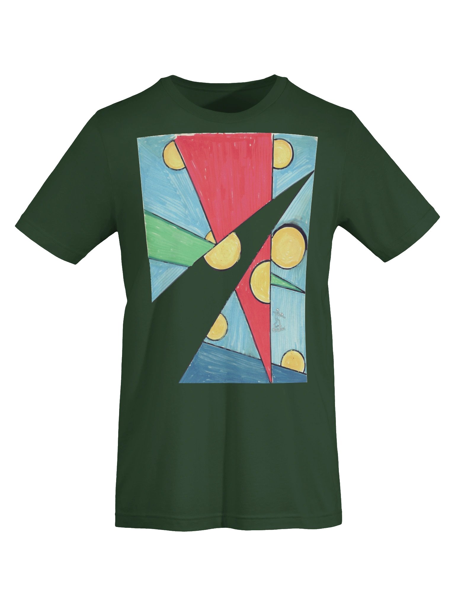 Geometric Tee In the Bone Zone product image (5)