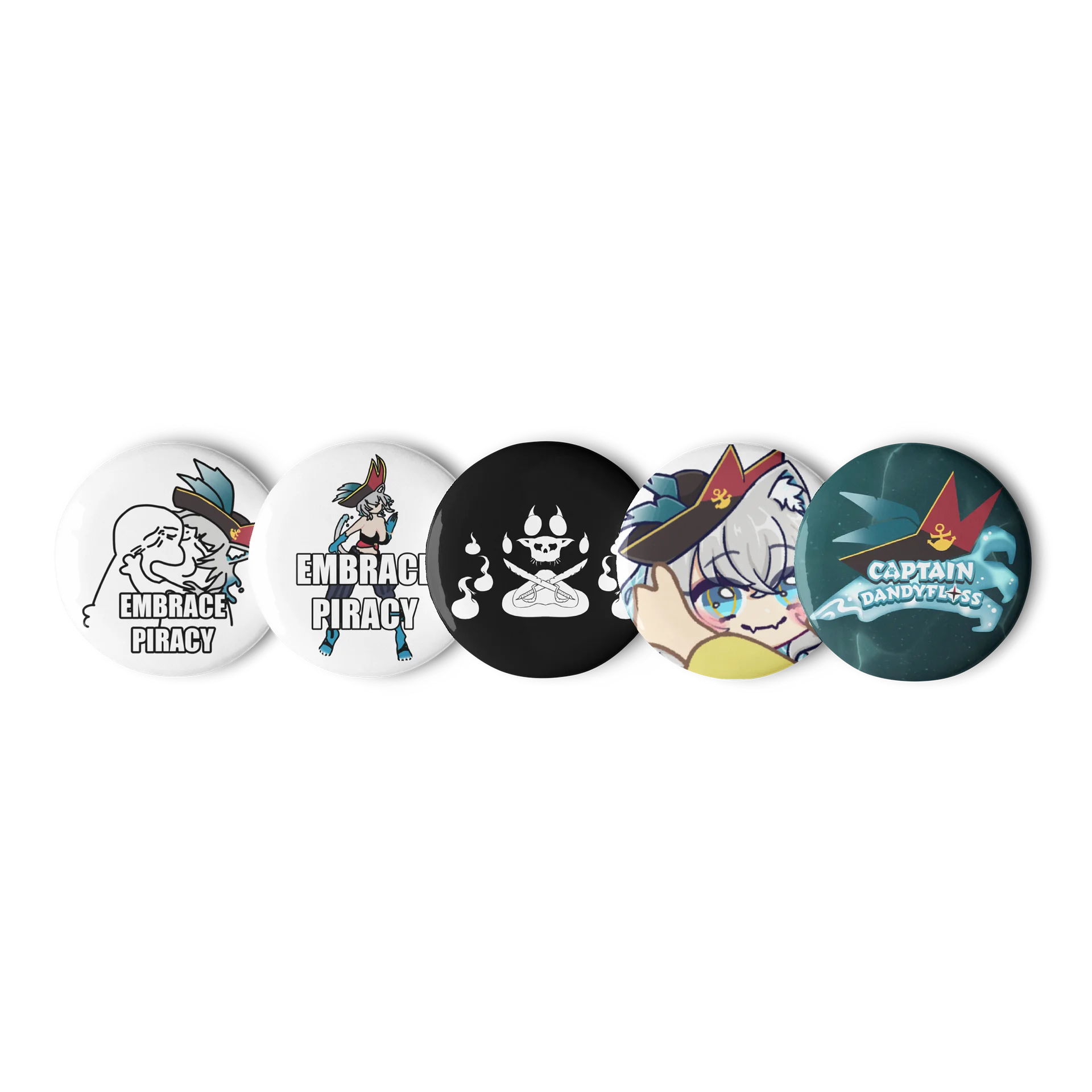 Embrace Piracy Badges product image (1)