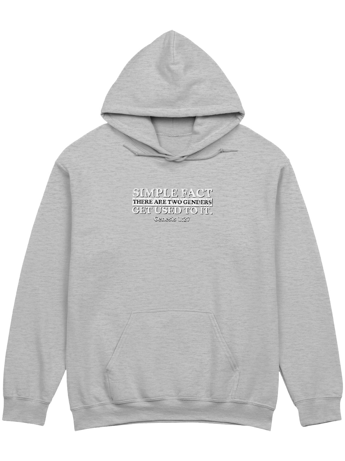 There Are Two Genders Hoodie product image (1)