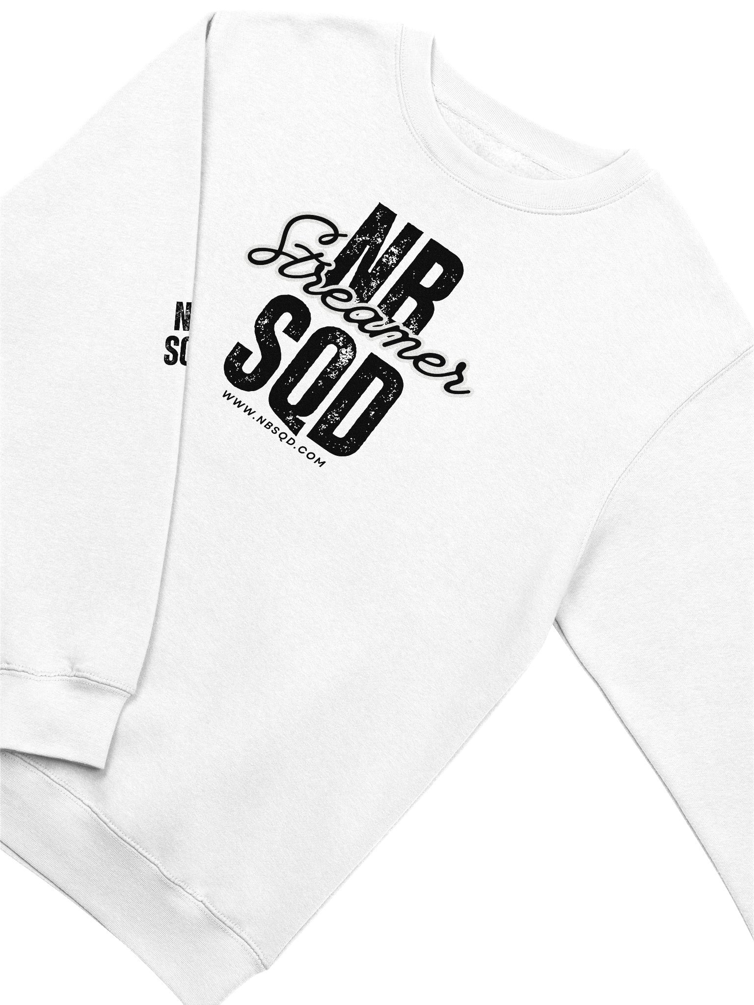 Official Noobsquad Ladies Sweatshirt (White) product image (3)