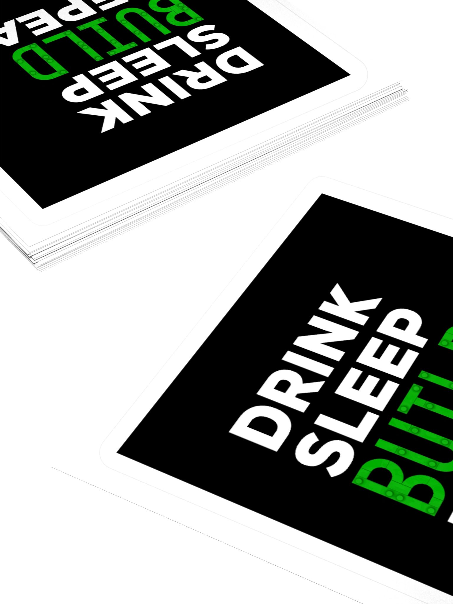 Drink Sleep Build Repeat Sticker product image (4)