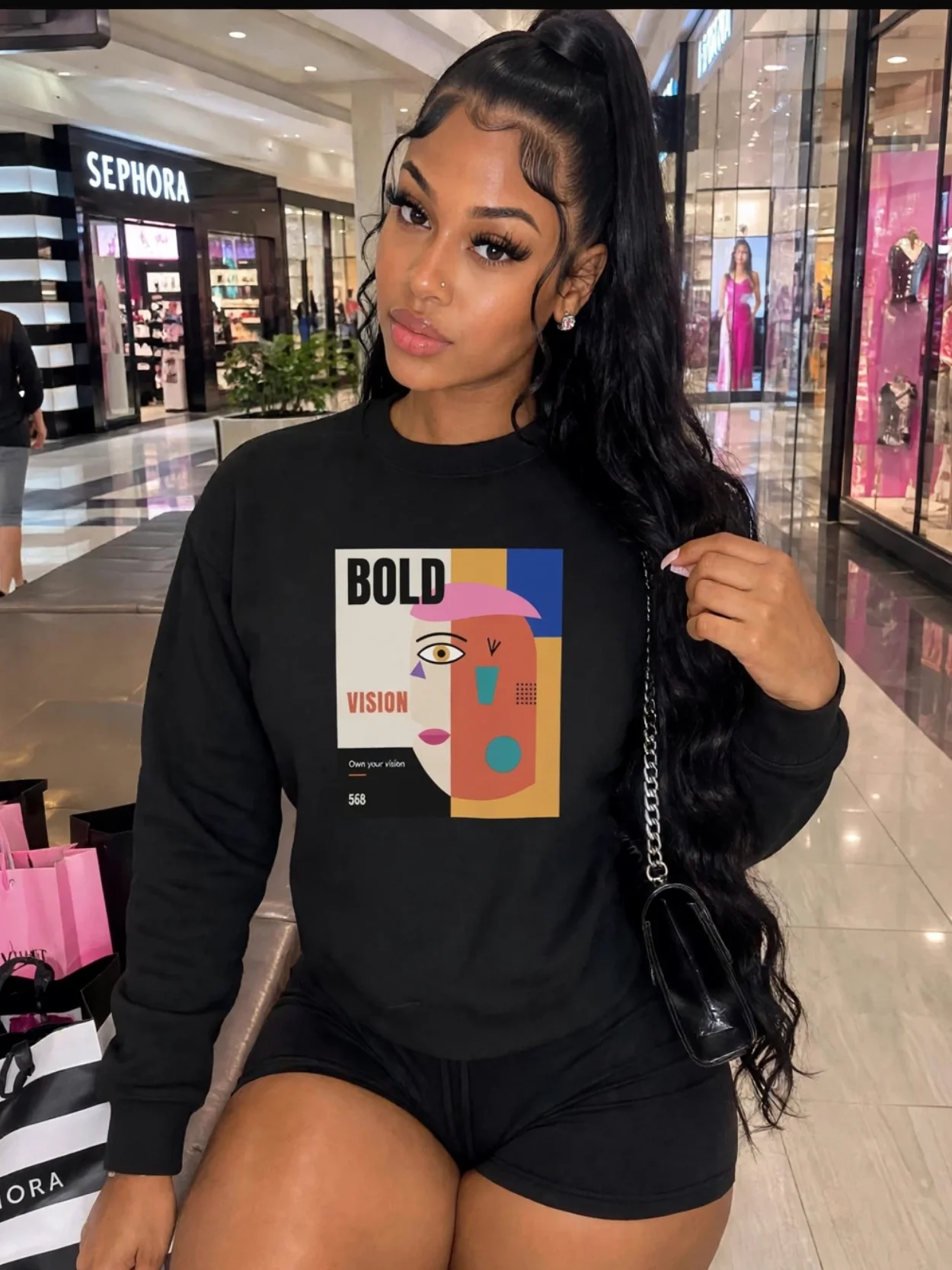 Bold Vision Women's Crewneck Sweatshirt product image (2)