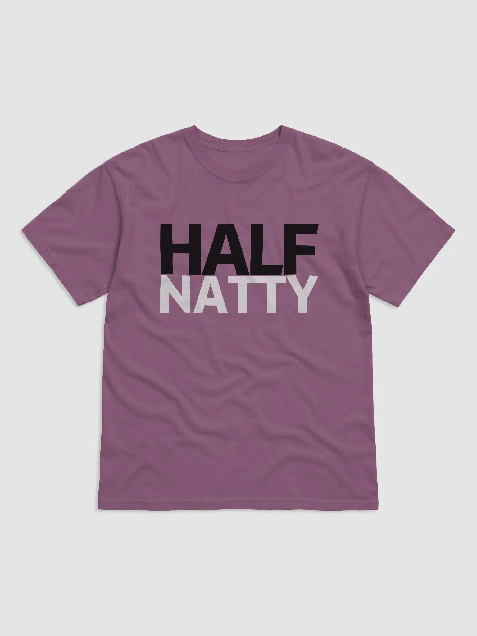 Drop #2: OG Colored Half Natty T-Shirt - Black & White Text product image (2)