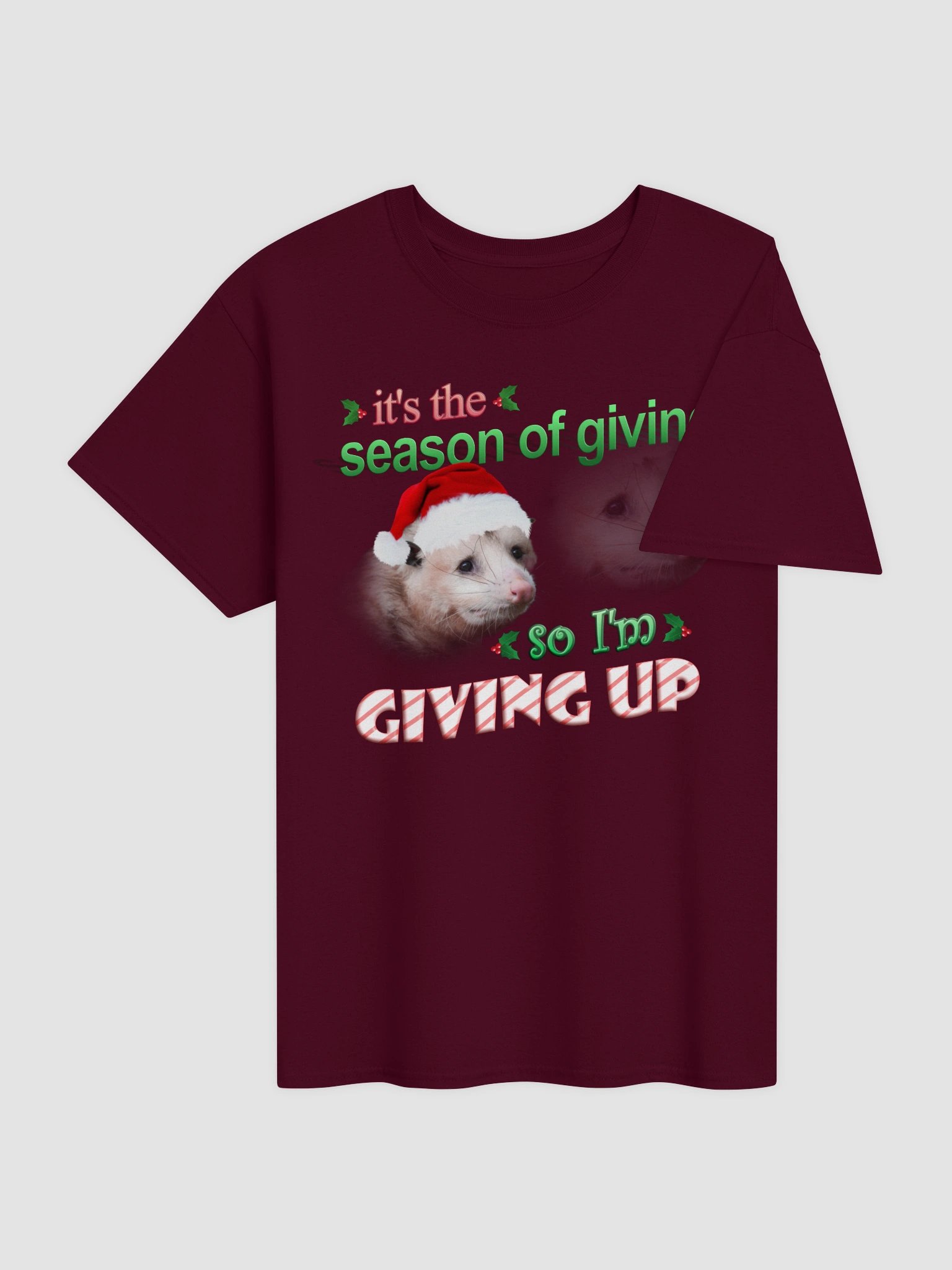 It's the season of giving.. so I'm giving up T-shirt (possum version) product image (5)