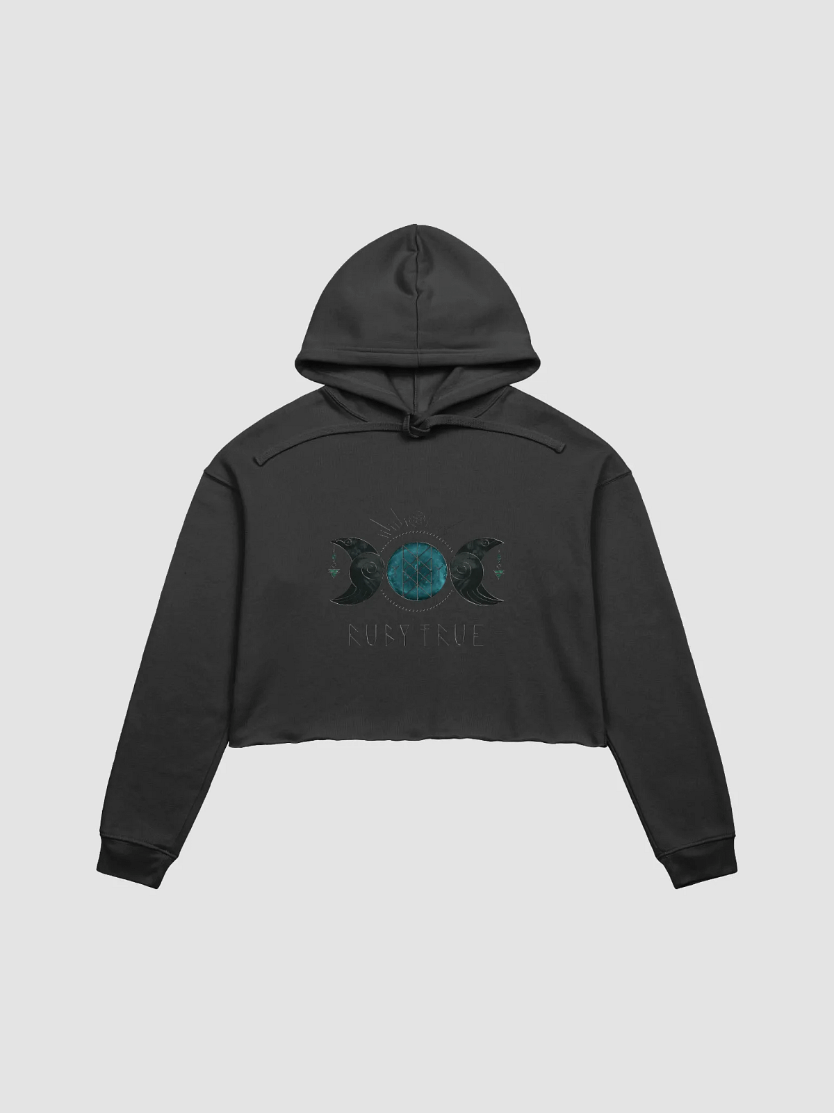 Ruby True Rune Crop Hoodie | RubyTrue