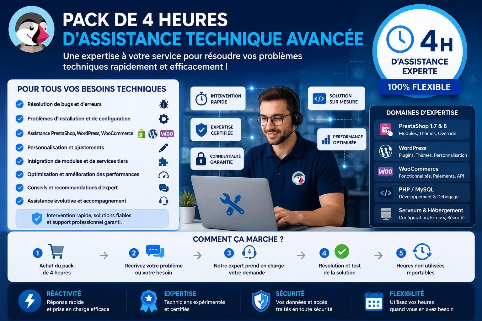 Pack de 4 Heures d'Assistance Technique Avancée product image (1)