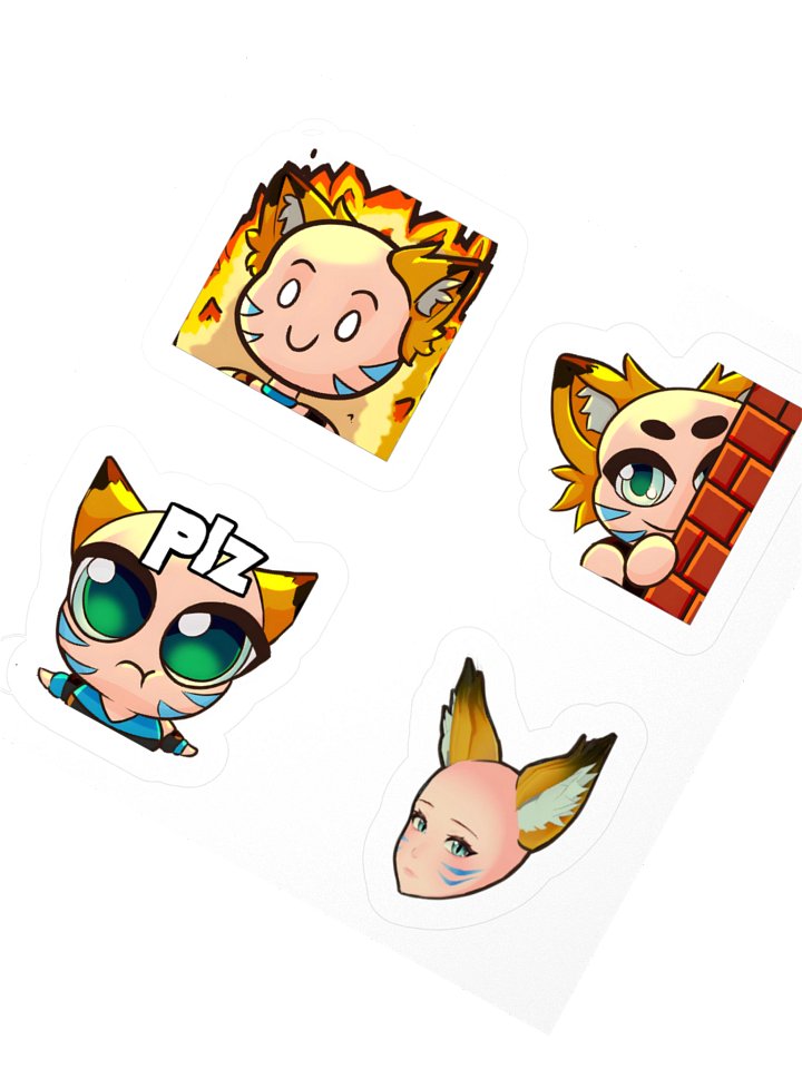 ArceeTheVixen Stickers - Baldcee Edition product image (2)