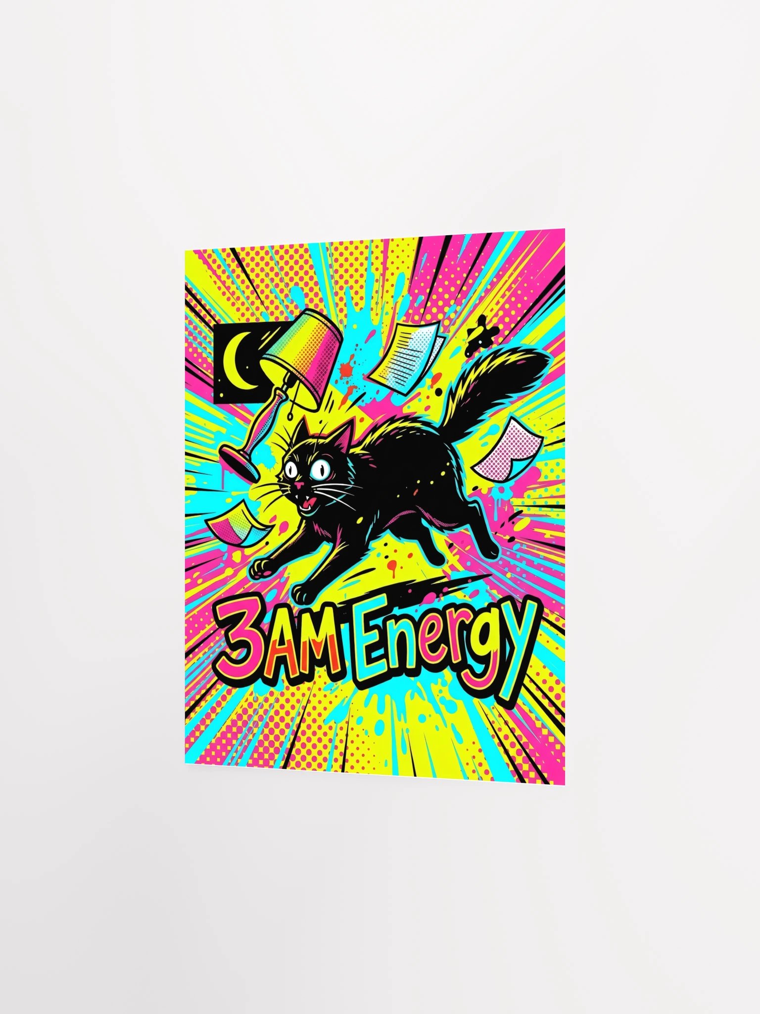 3AM Zoomies Cat Poster product image (26)