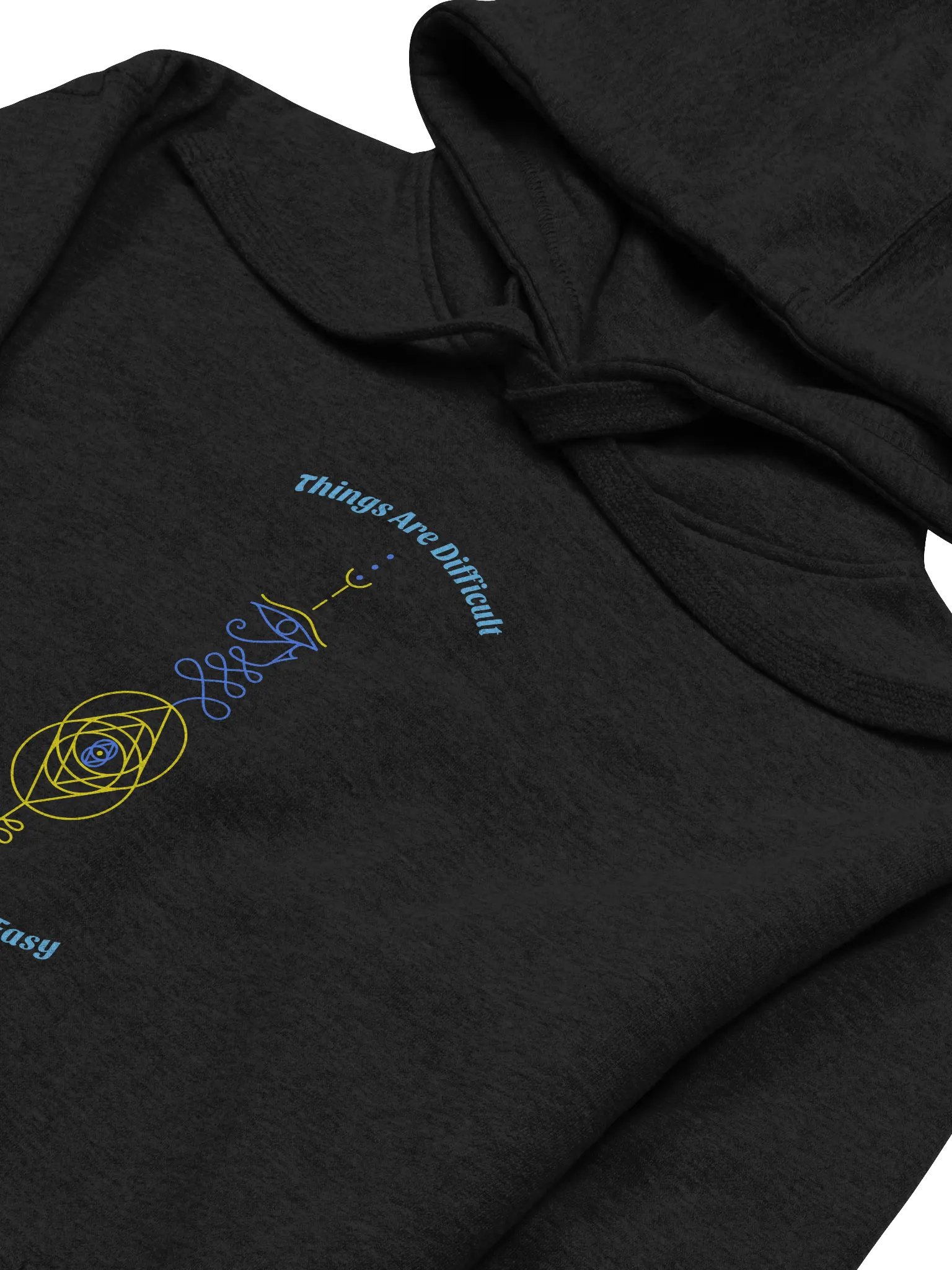 Things are Difficult Before They Are Easy Unisex Premium Hoodie product image (3)