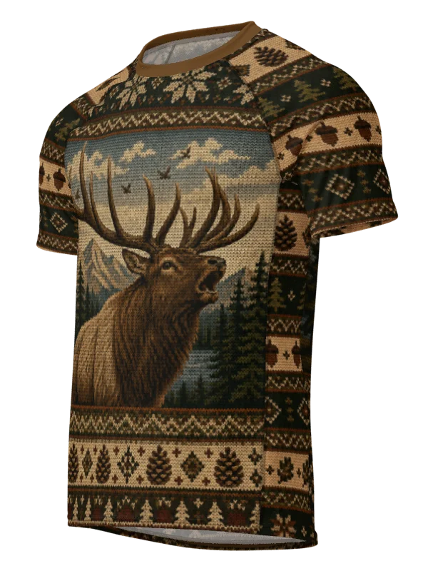 Ugly Sweater Elk Rash Guard product image (1)
