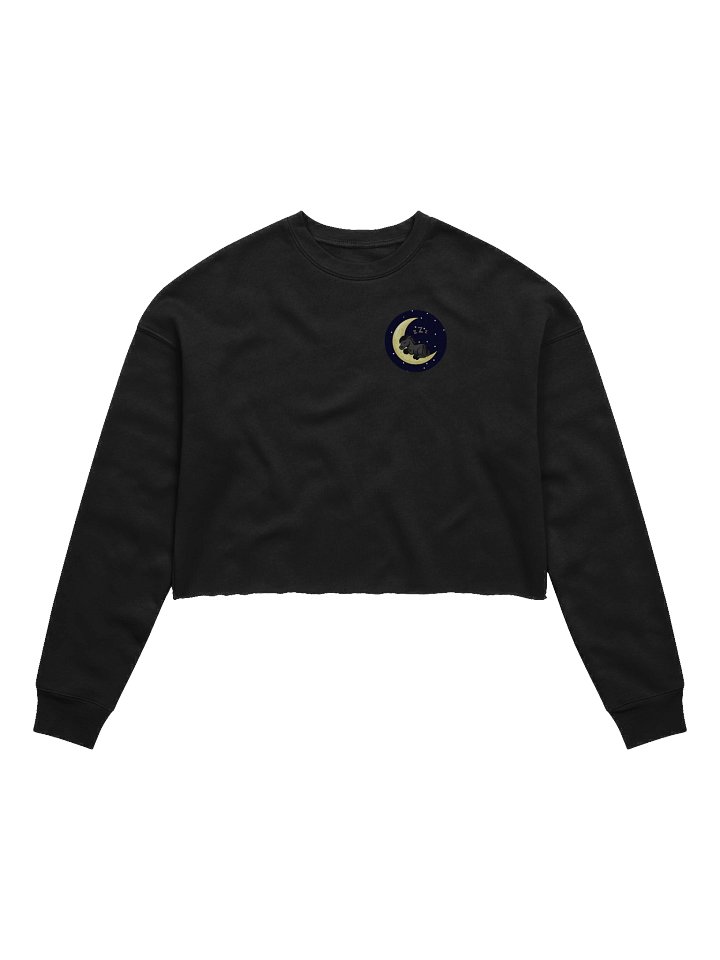 Sleepy Moon Women's Fleece Crop Sweatshirt product image (1)