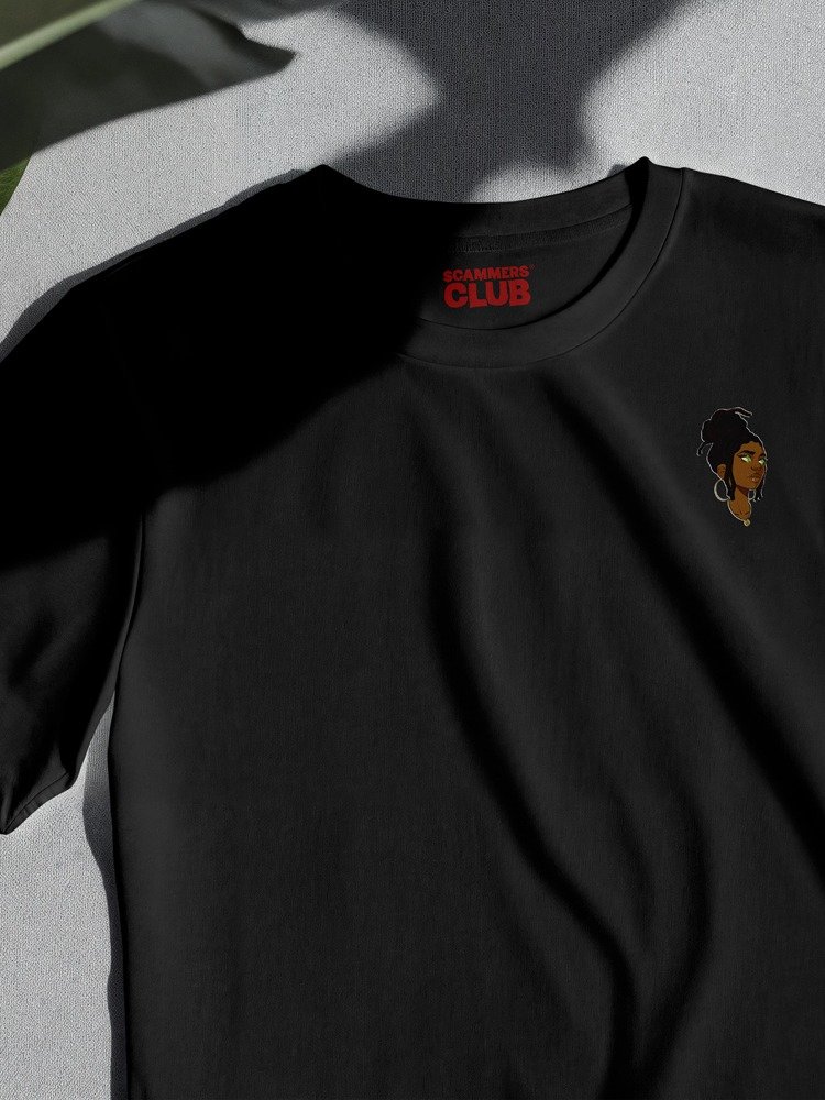 The Scammers Club "Sleight of Hand Avatar" Oversized Tee (in the Dark) product image (1)